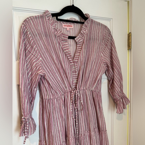 Seraphina London Striped Maxi Dress - Picture 2 of 9